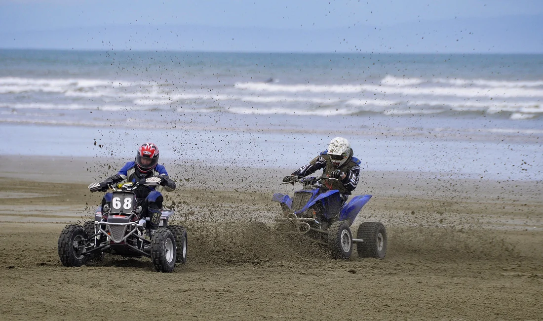 Chris Watson at the beach races