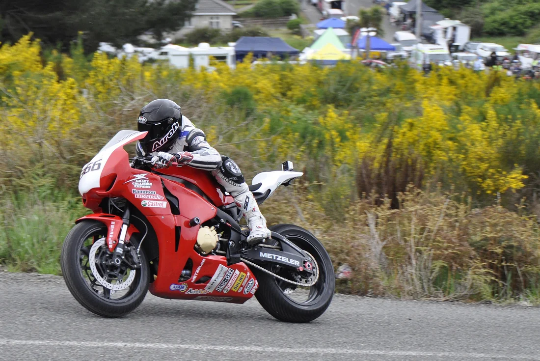 Ryan Hampton at the hill climb