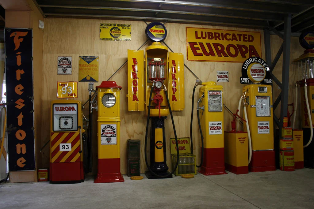 Vintage petrol pumps