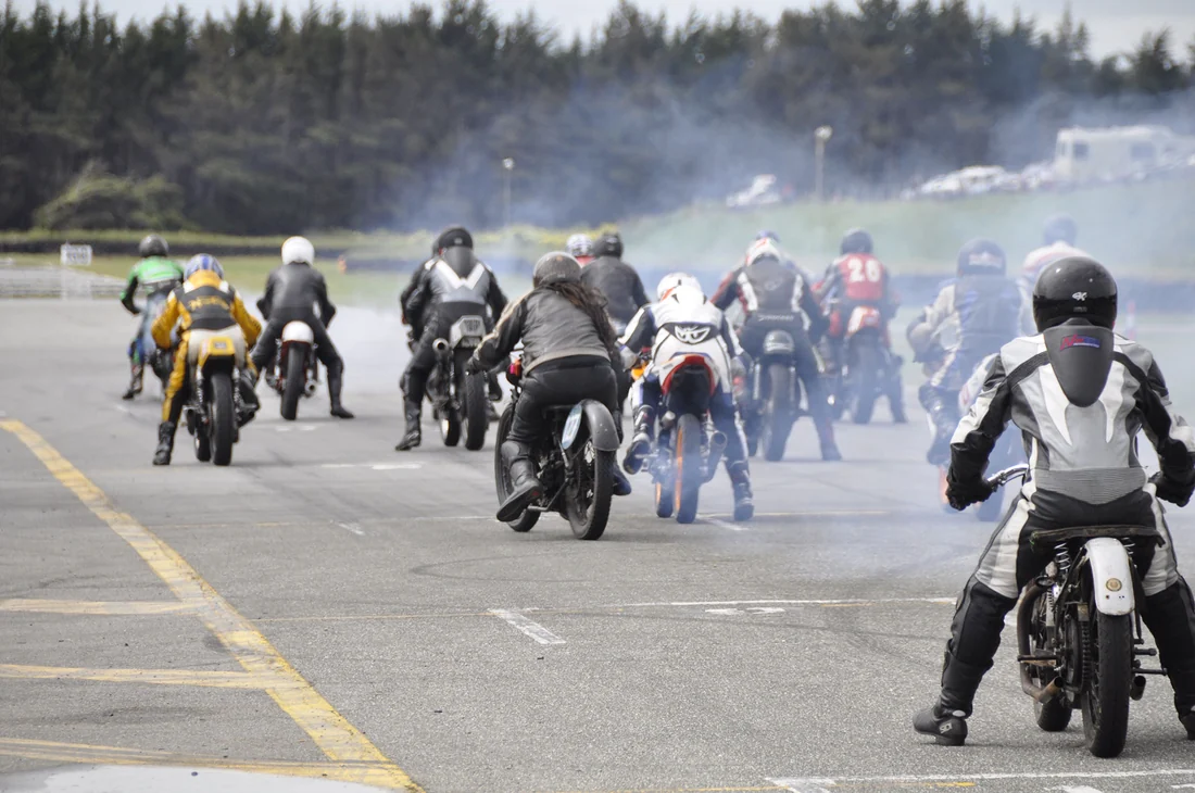 Stunt riding at Teretonga