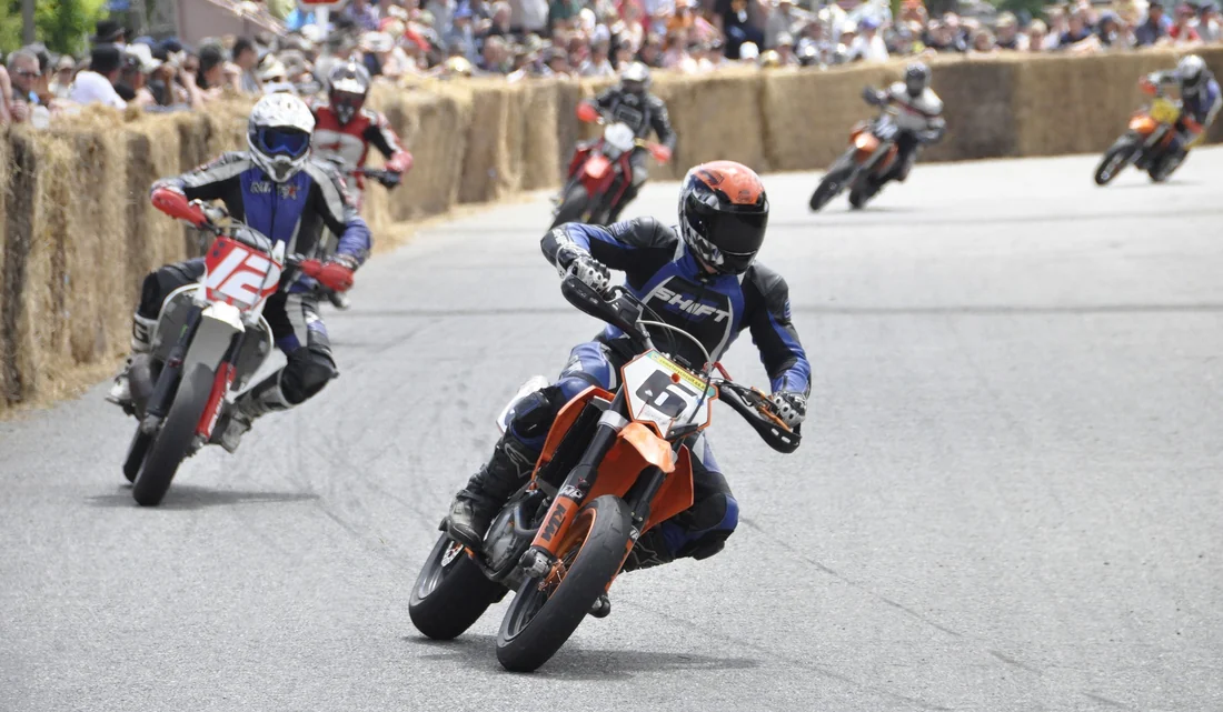 Stunt riding at Teretonga